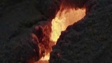 Iceland Volcano Footage