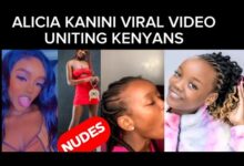 Alicia Kanini photo leaked video